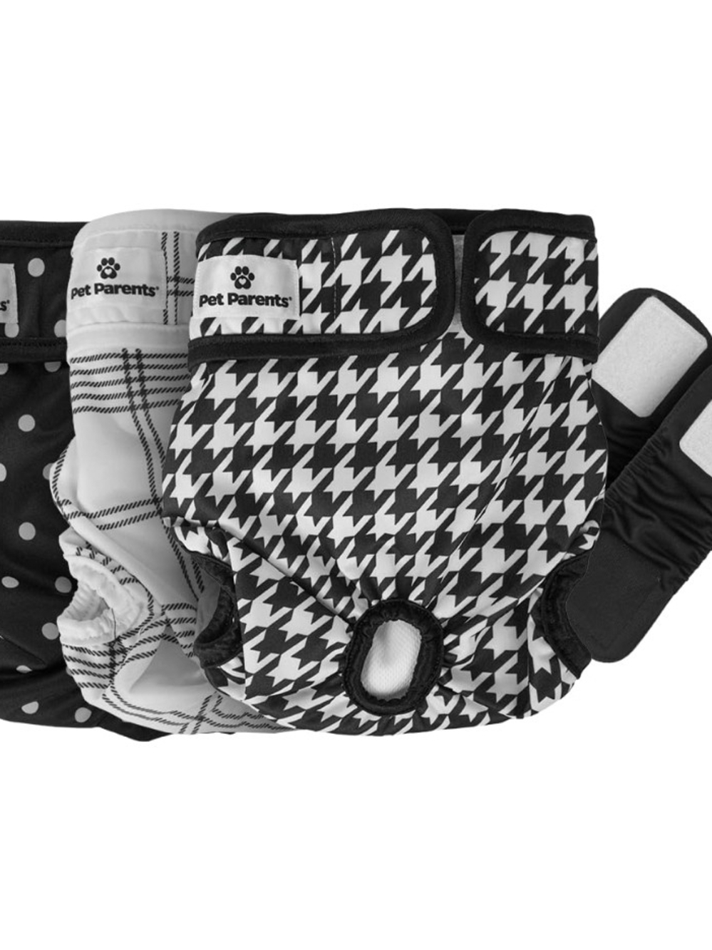 3 Pet Parents® Washable Dog Diapers Premium Female Small, Luxe Heat Accidents